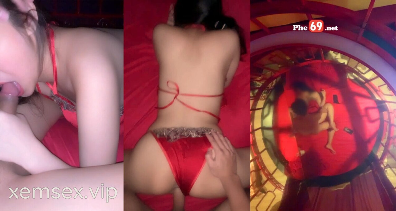 Ảnh thumbnail của Lên đỉnh cùng em người yêu mặc đồ lót đỏ siêu sexy